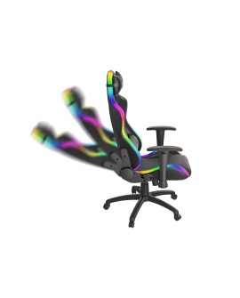 Fotel gamingowy NATEC Genesis Trit 500 RGB NFG-1576 (kolor czarny)
