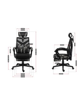 Fotel gamingowy Huzaro Combat 5.0 Camo
