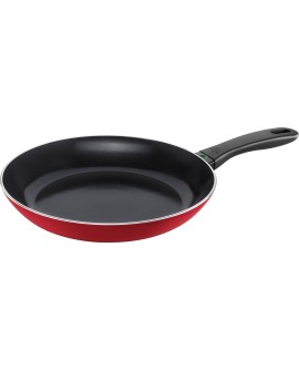 patelnia płytka 28 cm czerwona