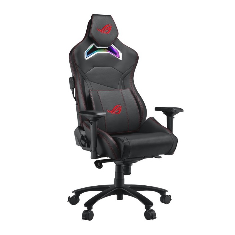 Fotel gamingowy ASUS ROG Chariot SL300C RGB - Czarny/Czerwony