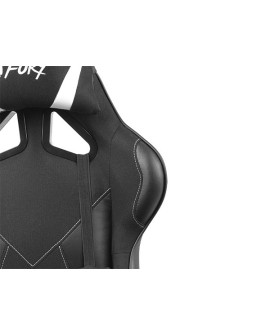 FURY FOTEL GAMINGOWY AVENGER L CZARNO-BIAŁY NFF-1711