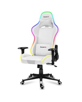 Fotel gamingowy Huzaro Force 6.2 White RGB
