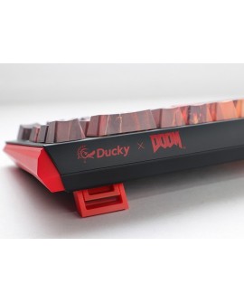Ducky One 3 SF Doom Limited Edition klawiatura Gaming USB QWERTY Niemiecki Wielobarwny