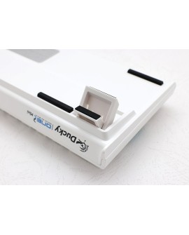 Ducky DKON2061ST klawiatura Gaming USB QWERTZ Niemiecki Biały