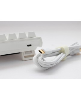 Ducky DKON2061ST klawiatura Gaming USB QWERTZ Niemiecki Biały