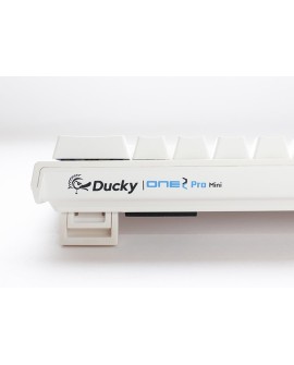 Ducky DKON2061ST klawiatura Gaming USB QWERTZ Niemiecki Biały