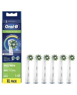 Wymienne główki szczoteczki Oral-B CrossAction | EB50RB-6 | Głowy | Dla dorosłych | Liczba główek szczoteczki w zestawie: 6 |