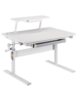 Biurko dla dzieci Ergo Office, z regulacją wysokości, szare, max 40kg,900x600mm, ER-483