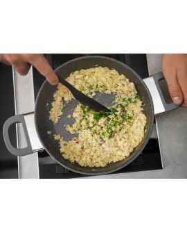 Patelnia BALLARINI Murano głęboka z 2 uchwytami i pokrywką granitowa 24 cm 75002-942-0