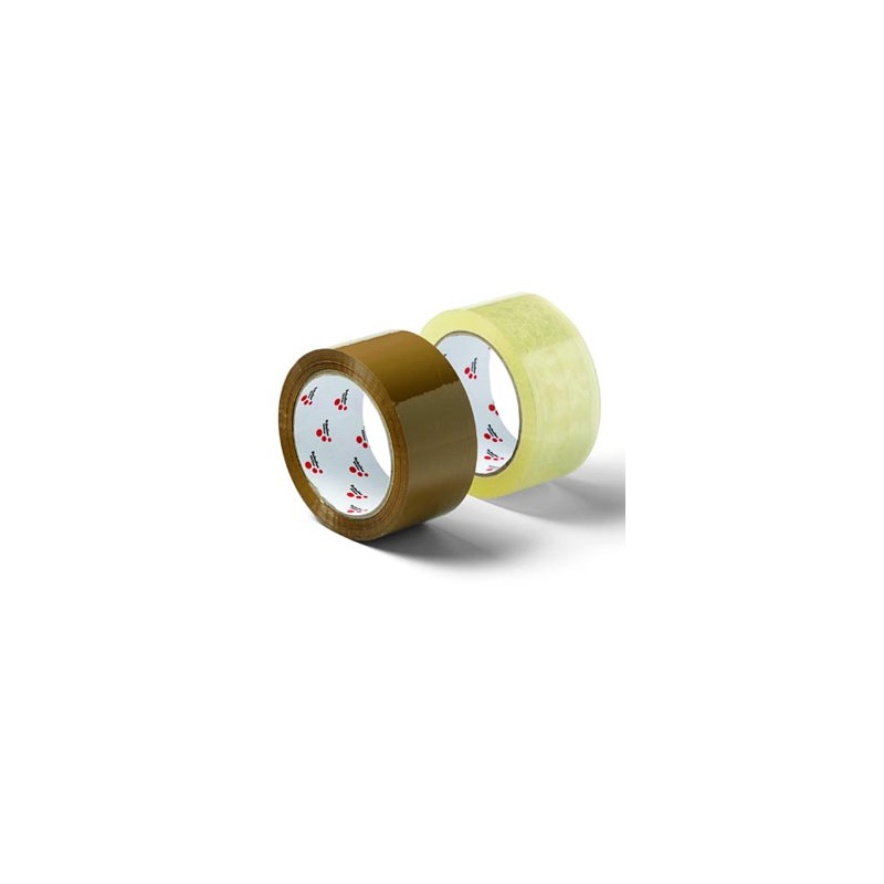 Taśma Pakowa BOX TAPE, silny klej, cicha, akrylowa, Schuller Eh,klar, brązowa, 48mm, 66m