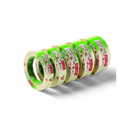 Taśma Pakowa, GREEN CORE, maskująca, Schuller Eh,klar, żółta, 50mm, 50m, EOL