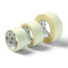 Taśma Pakowa, TWIN TAPE COTTON, dwustronna, Schuller Eh,klar, mleczna, 50mm, 25m