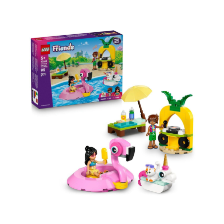 LEGO FRIENDS Impreza na basenie z jednorożcem i flamingiem 42658