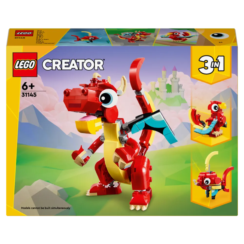 LEGO 31145 CREATOR 3w1 - Czerwony smok