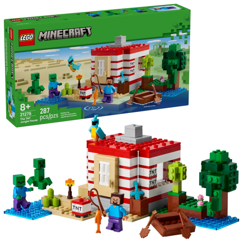 LEGO MINECRAFT Dom TNT w dżungli 21275