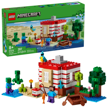 LEGO MINECRAFT Dom TNT w dżungli 21275