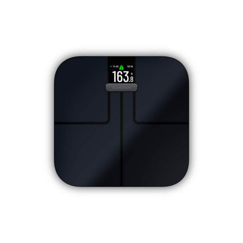 Waga łazienkowa GARMIN Index S2 Smart Scale Black (maks. 181.4kg /Czarny)