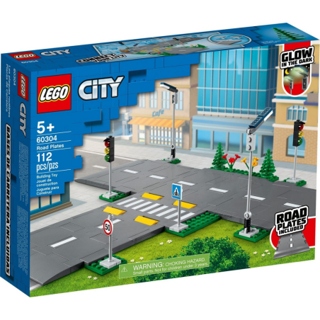 LEGO 60304 City - Płyty drogowe