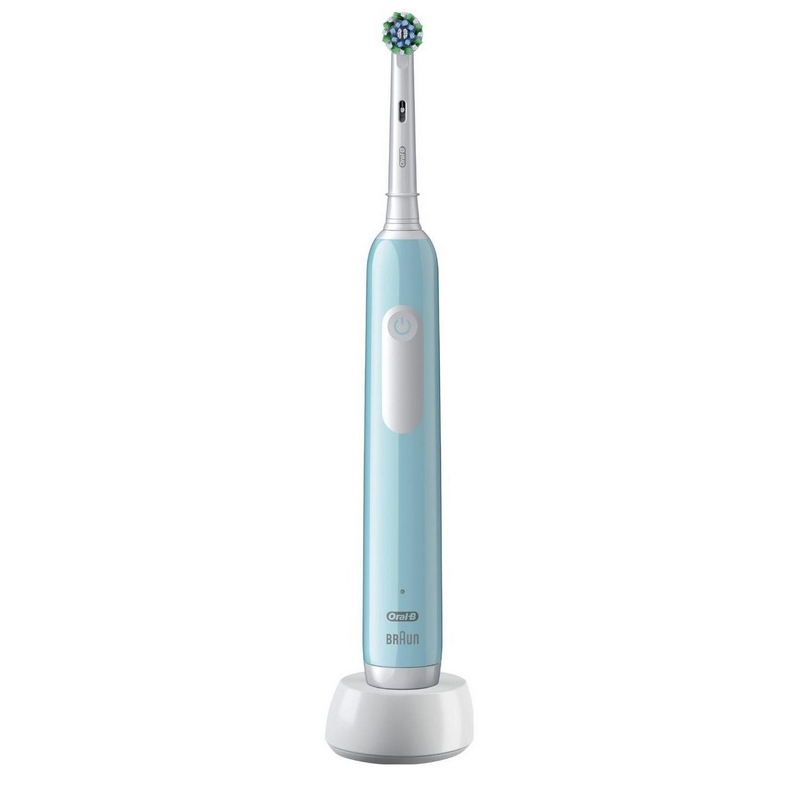 Szczoteczka soniczna BRAUN Oral-B Pro1 CrossAction Carib Blue Niebiesko-biały (8001090916464)