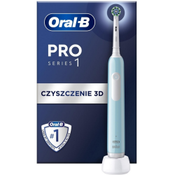 Szczoteczka soniczna BRAUN Oral-B Pro1 CrossAction Carib Blue Niebiesko-biały (8001090916464)