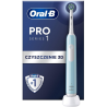 Szczoteczka soniczna BRAUN Oral-B Pro1 CrossAction Carib Blue Niebiesko-biały (8001090916464)
