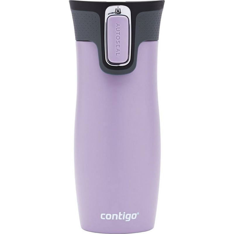 Kubek termiczny podwójne ścianki Contigo West Loop, Dark Plum 2.0 470 ml