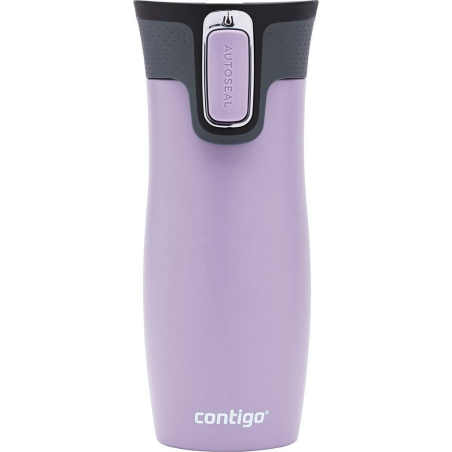 Kubek termiczny podwójne ścianki Contigo West Loop, Dark Plum 2.0 470 ml