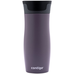 Kubek termiczny podwójne ścianki Contigo West Loop, Dark Plum 2.0 470 ml