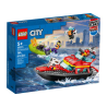 LEGO 60373 City - Łódź strażacka