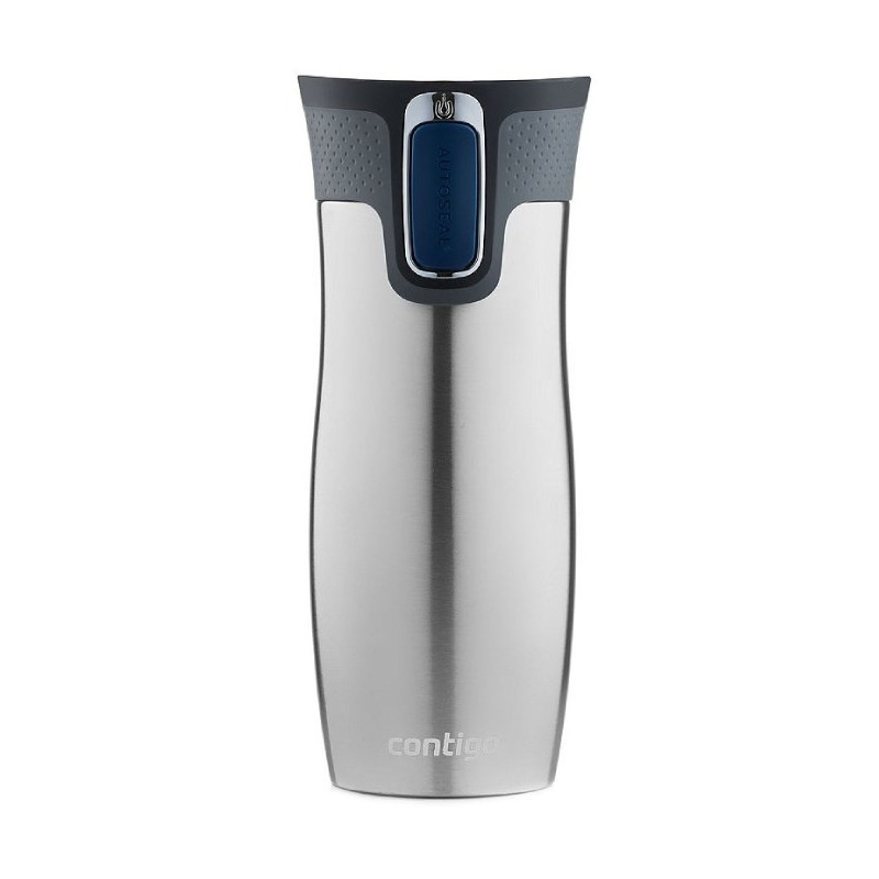 Kubek termiczny podwójne ścianki Contigo West Loop, Staubless Steel 470 ml