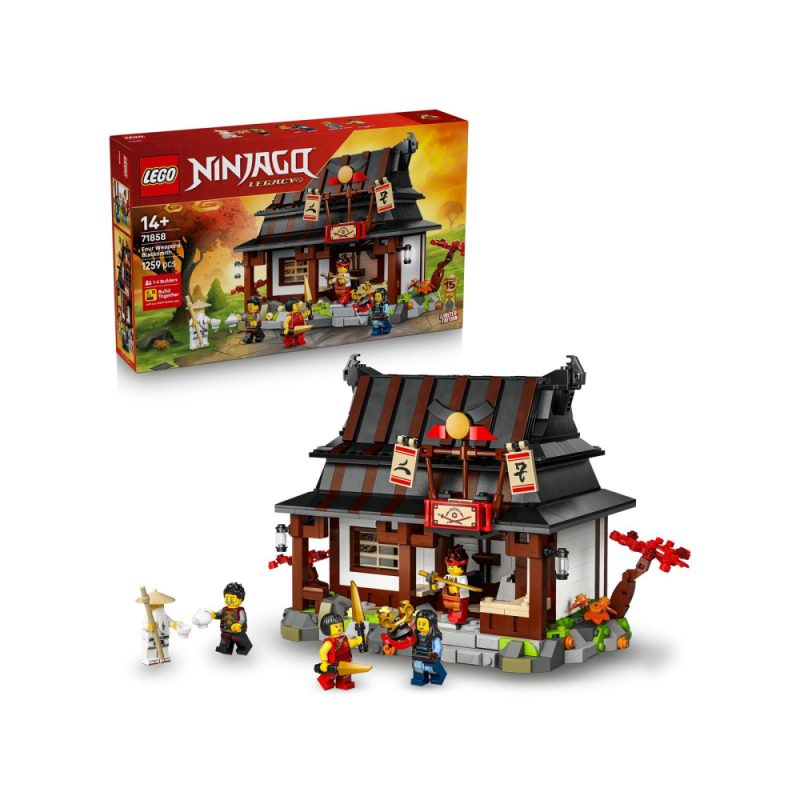 LEGO NINJAGO Kuźnia Cztery Bronie - 15-lecie 71858