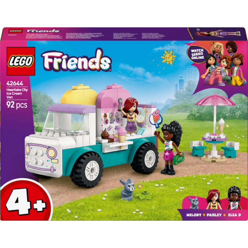 LEGO 42644 FRIENDS - Furgonetka z lodami w mieście Heartlake