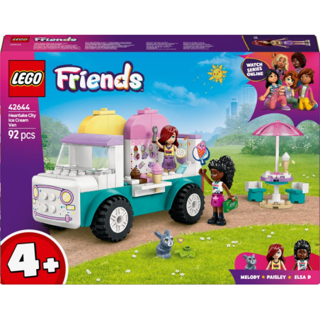 LEGO 42644 FRIENDS - Furgonetka z lodami w mieście Heartlake