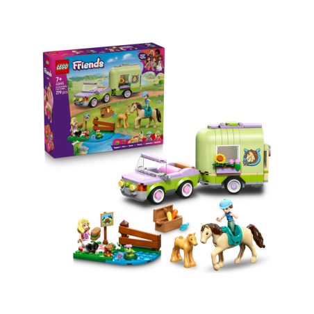 LEGO FRIENDS Przyczepa z koniem i źrebaczkiem 42695