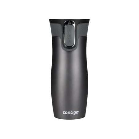 Kubek termiczny podwójne ścianki Contigo West Loop, Gunmetal 2.0 470 ml