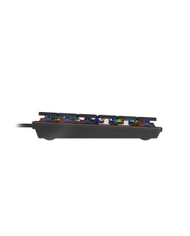 GENESIS Thor 420 RGB klawiatura Gaming USB AZERTY US English Srebrny