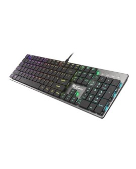 GENESIS Thor 420 RGB klawiatura Gaming USB AZERTY US English Srebrny