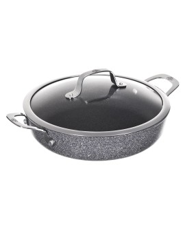 Patelnia BALLARINI Salina Granitium głęboka z 2 uchwytami granitowa 24 cm 75002-811-0