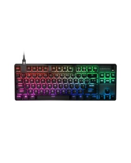 SteelSeries Gaming Keyboard Apex 9 TKL Gaming keyboard Durable and Portable, the detachable USB-C braided cable can withstand
