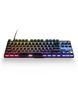 SteelSeries Gaming Keyboard Apex 9 TKL Gaming keyboard Durable and Portable, the detachable USB-C braided cable can withstand