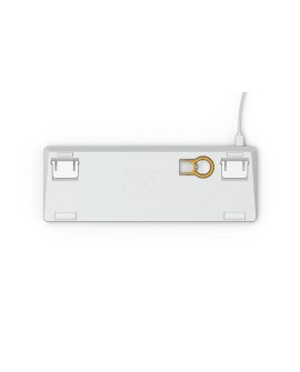 Glorious PC Gaming Race GMMK klawiatura USB QWERTY Amerykański międzynarodowy Srebrny, Biały