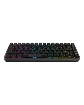 ASUS ROG Falchion klawiatura Gaming RF Bezprzewodowy + USB QWERTZ Niemiecki Czarny