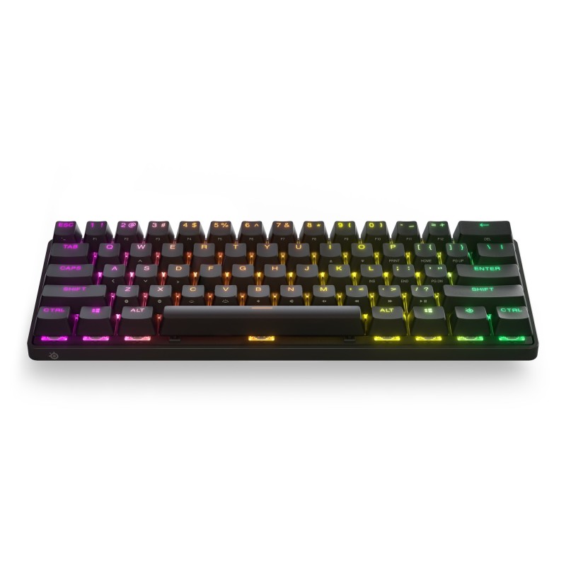 Klawiatura gamingowa SteelSeries Apex Pro Mini klawiatura do gier Światło LED RGB US Wireless OmniPoint Regulowany przełącznik