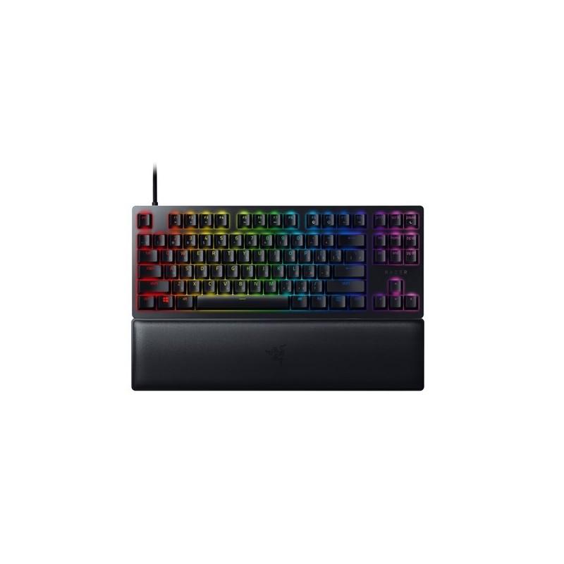 Razer | Łowca V2 bez klawiatury numerycznej | Klawiatura do gier | Optyczna klawiatura do gier | Światło LED RGB | RU | Czarny |