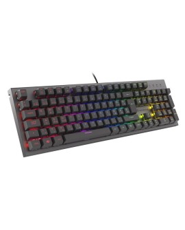 KLAWIATURA DLA GRACZY GENESIS THOR 303 HU PODŚWIETLENIE RGB MECHANICZNA RED CZARNA SWITCH HOT SWAP