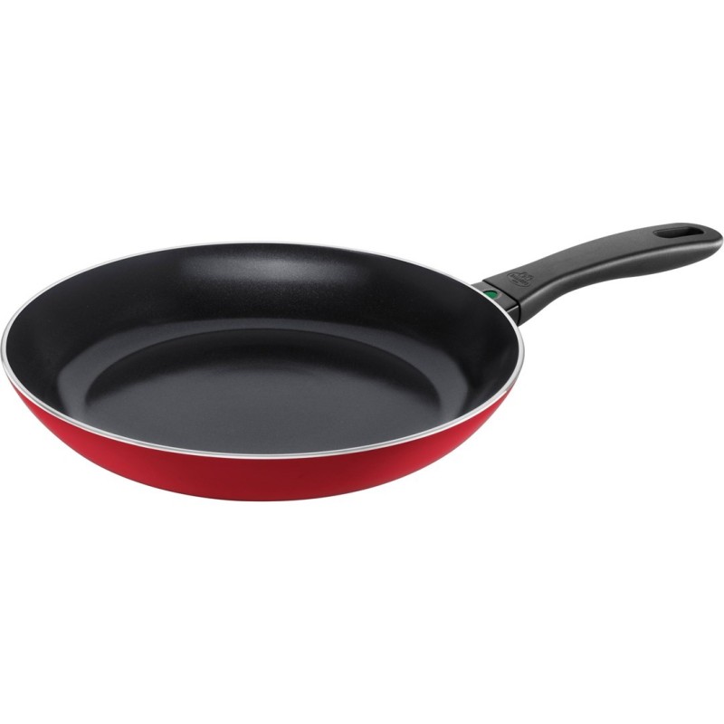 patelnia płytka 24 cm czerwona