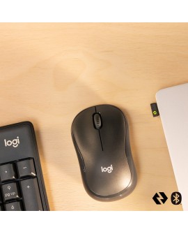 Logitech MK370 Combo for Business klawiatura Dołączona myszka Biuro RF Wireless + Bluetooth QWERTZ Swiss Grafitowy