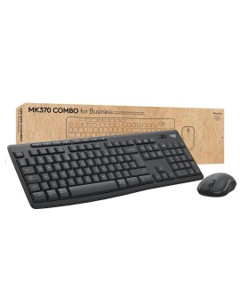 Logitech MK370 Combo for Business klawiatura Dołączona myszka Biuro RF Wireless + Bluetooth QWERTZ Swiss Grafitowy