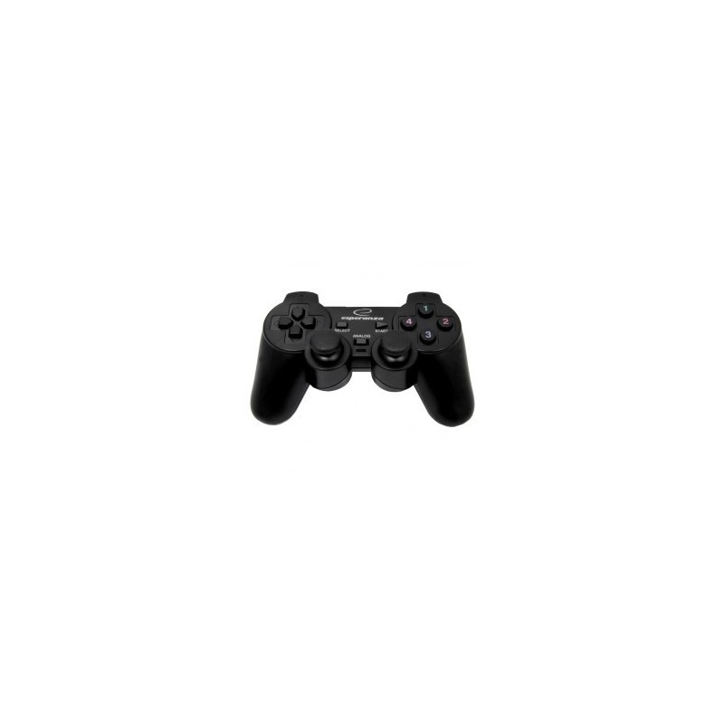 Gamepad Esperanza EG106 (PC, PS2, PS3 kolor czarny)
