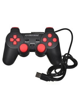 Gamepad Esperanza Warrior EGG102R (kolor czarny, kolor czerwony)